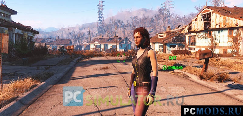 Cait - Clothing Rexture - Harley Quinn inspired  Fallout 4