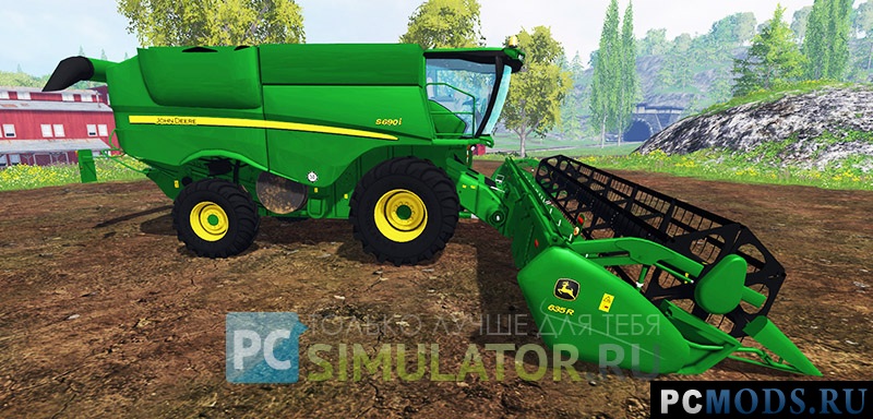 John Deere S 690i v2.0 для Farming Simulator 2015