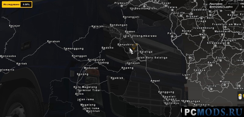 Карта Legiunnaire2 (Индонезия) V47 (9 мая 2016) для Euro Truck Simulator 2