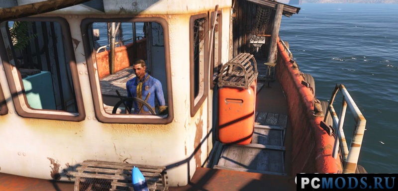 Красная волна - Личная лодка для Fallout 4