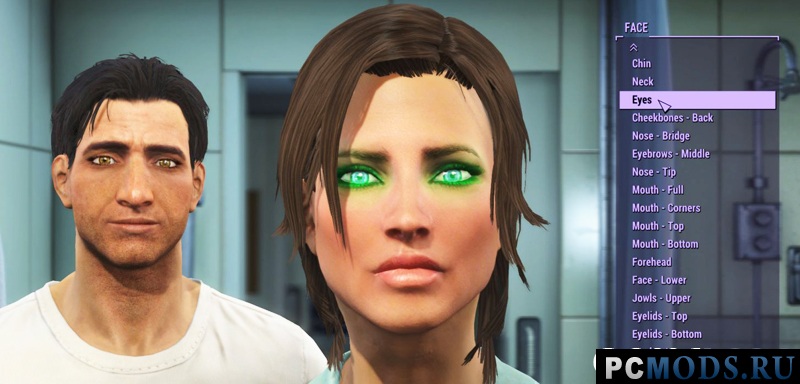 Looks Menu - Меню настройки персонажа для Fallout 4