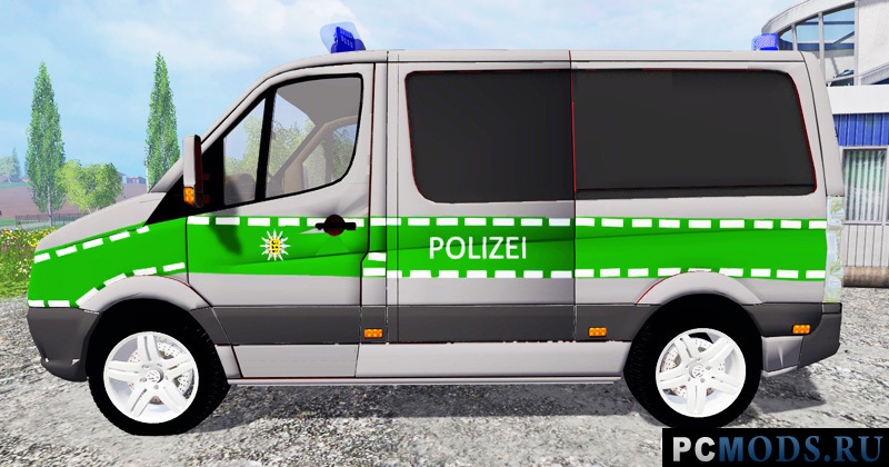 Volkswagen Crafter Bavaria Police  Farming Simulator 2015