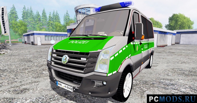 Volkswagen Crafter Bavaria Police  Farming Simulator 2015