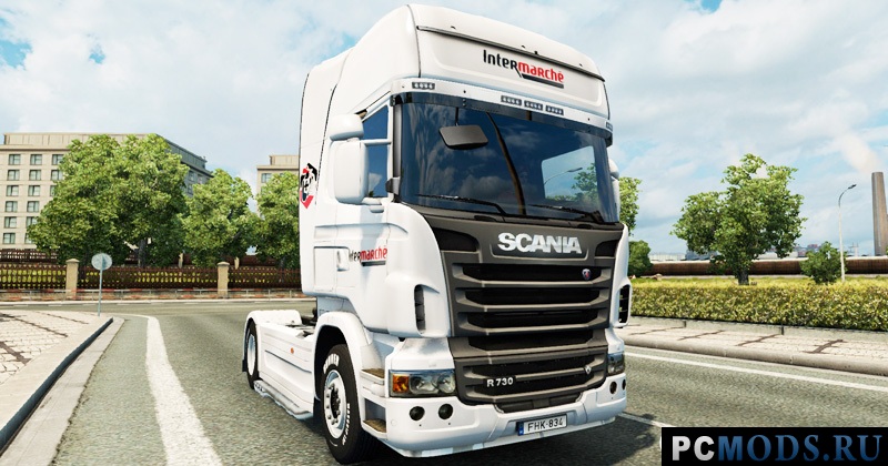 Скин Intermarket на тягач Scania
