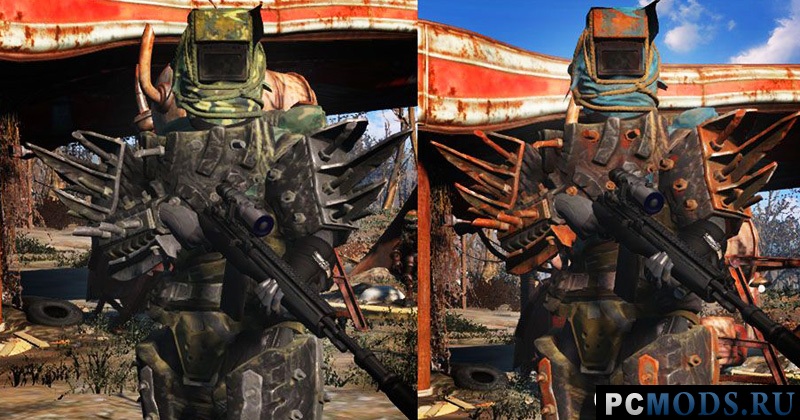 Броня трапперов - камуфляж для Fallout 4