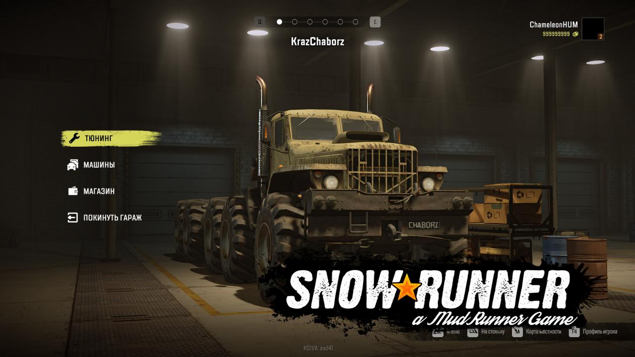 Мод КРАЗ Chaborz SnowRunner - мощный грузовик